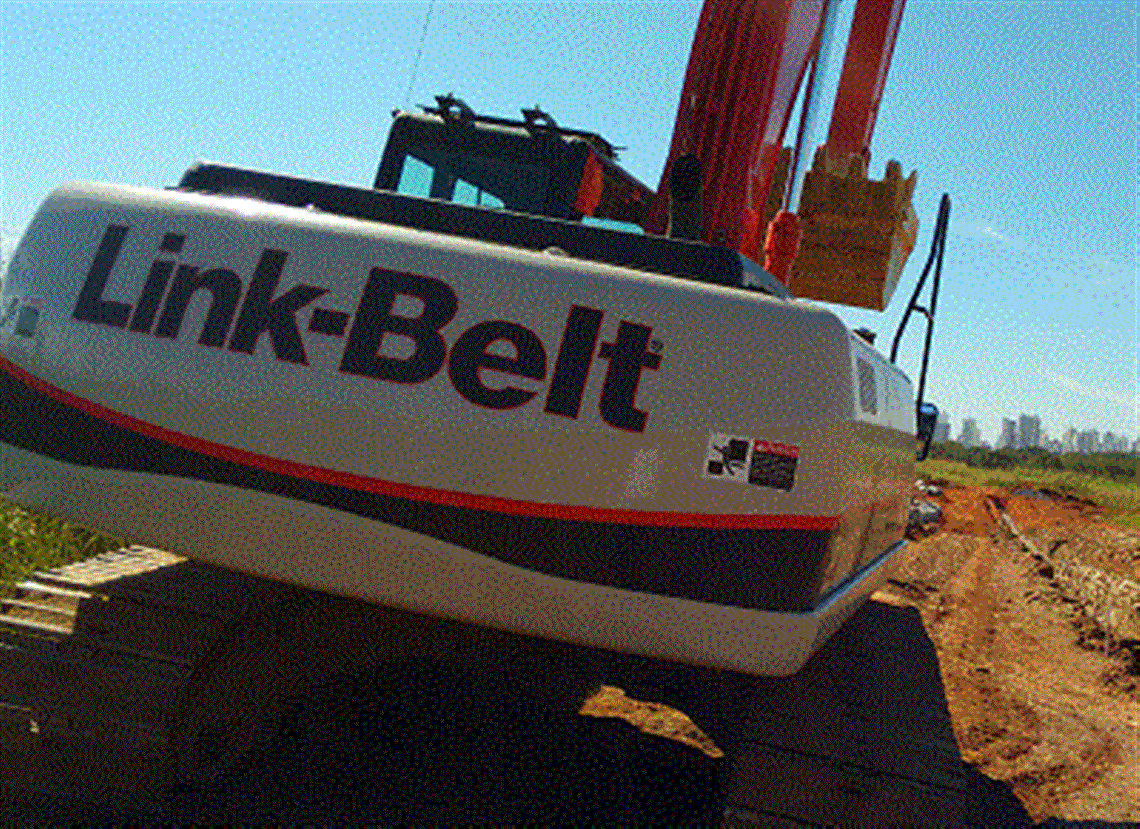 link belt excavators brasil