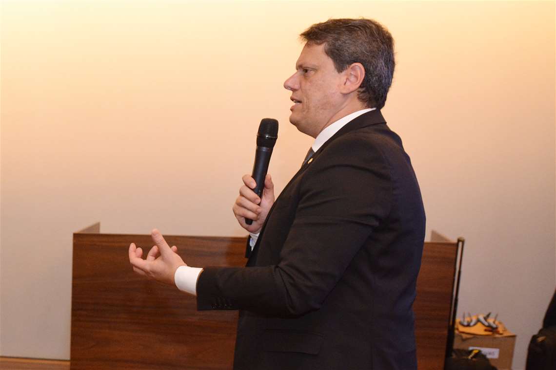 Tarcísio Gomes de Freitas, ministro de Infraestructura de Brasil