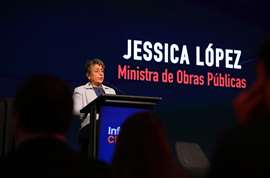La Ministra de Obras Públicas de Chile, Jessica López