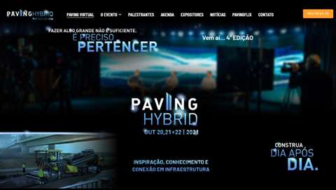 Paving hybrid website screen shot