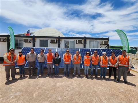 Instalación paneles fotovoltaicos en Sierra Gorda