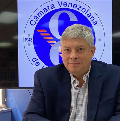 Enrique Madureri, presidente de la Cámara Venezolana de la Construcción. 